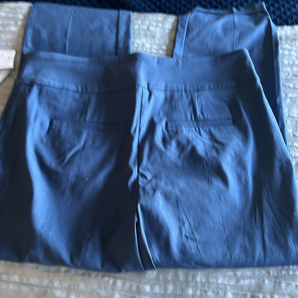 Stitch fix blue cuffed cropped trousers size 12 - Picture 7 of 9